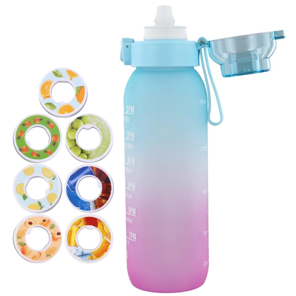 1000ML fruit flavor water bottle - Geurwaterbeker met handvat - Bivakshop