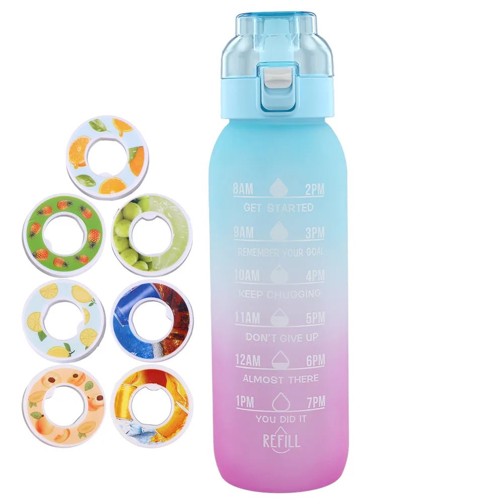 1000ML fruit flavor water bottle - Geurwaterbeker met handvat - Bivakshop