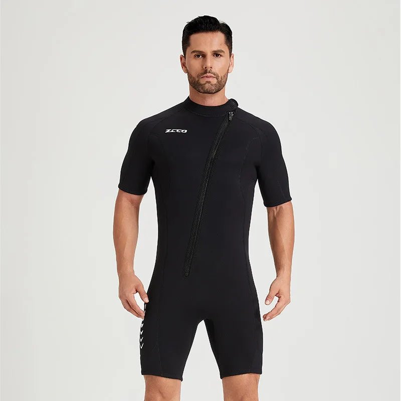 3mm neopreen surfpak - Korte mouwen duik zwem en surfpak - Voor mannen en vrouwen - Bivakshop