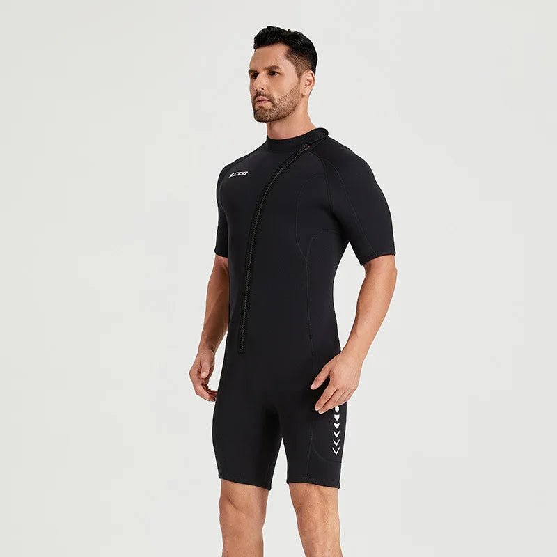 3mm neopreen surfpak - Korte mouwen duik zwem en surfpak - Voor mannen en vrouwen - Bivakshop