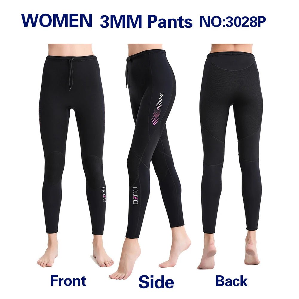 3mm neopreen wetsuit - Meren dames super elastisch - Split jack en broeketsuit - Bivakshop