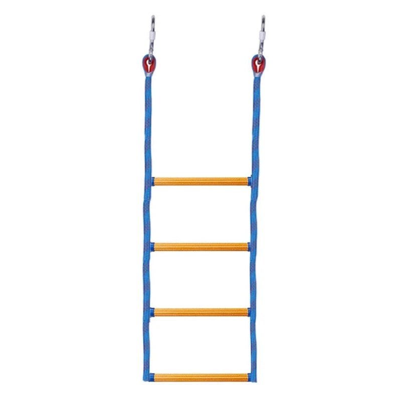 4 staps boot touwladder - Opvouwbaar marine ropenladder - Voor snel boarding - Bivakshop