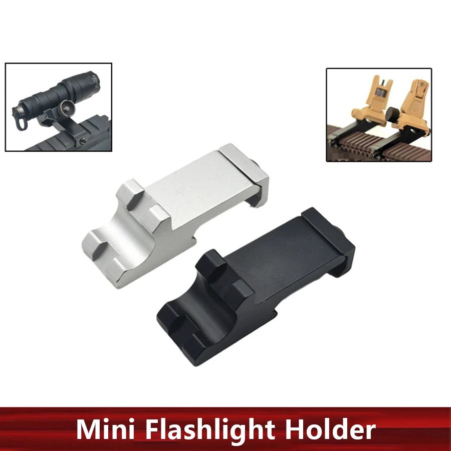 45 graden offset - zijadapter - RTS 20mm rail tactische zaklamp, laser en scope mount - Bivakshop