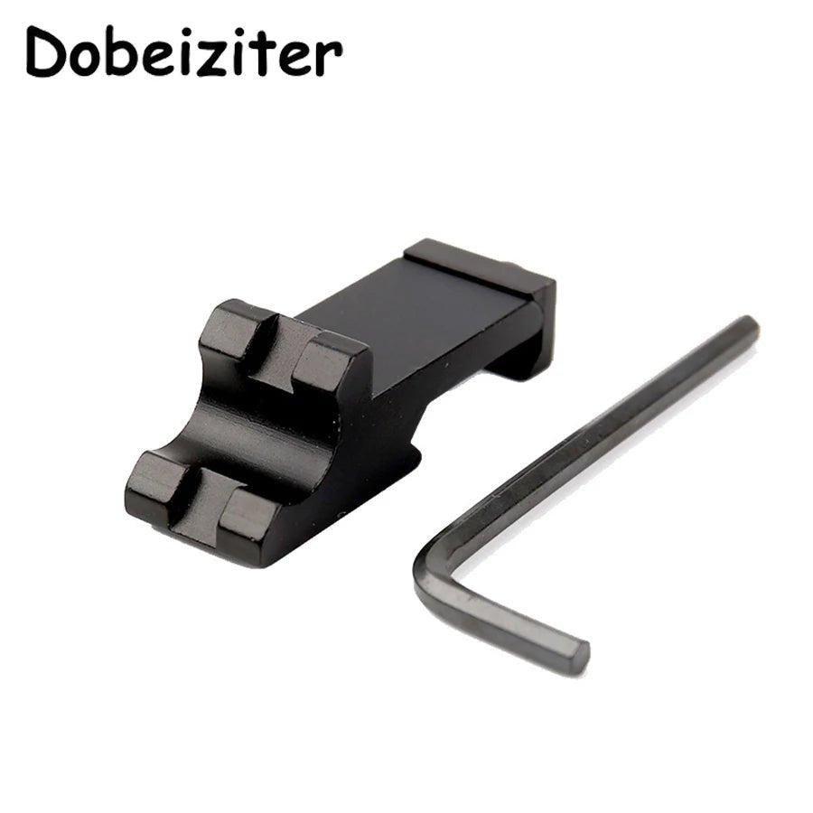 45 graden offset - zijadapter - RTS 20mm rail tactische zaklamp, laser en scope mount - Bivakshop