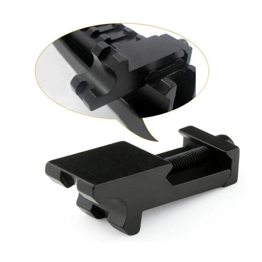 45 graden offset - zijadapter - RTS 20mm rail tactische zaklamp, laser en scope mount - Bivakshop