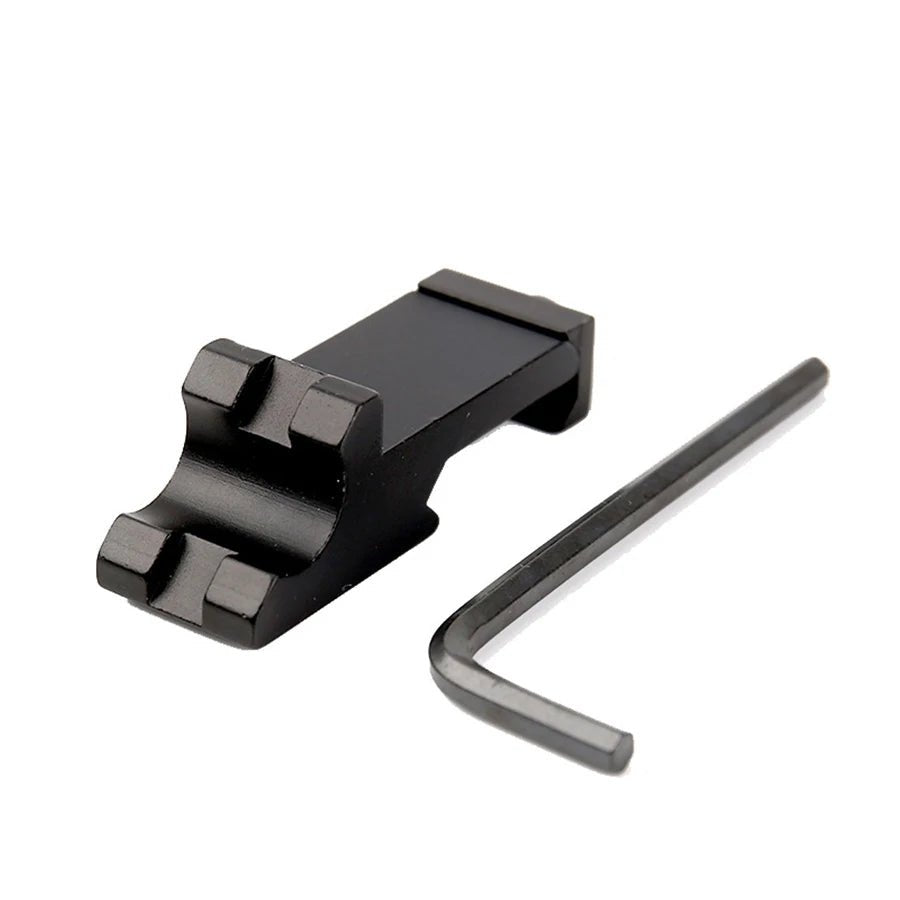 45 graden offset - zijadapter - RTS 20mm rail tactische zaklamp, laser en scope mount - Bivakshop