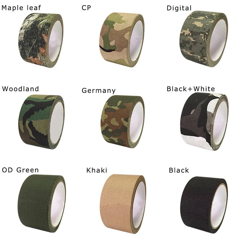 5M camouflage tape - Zelfklevende waterdichte stealth bandage - Voor outdoor en jacht - Bivakshop