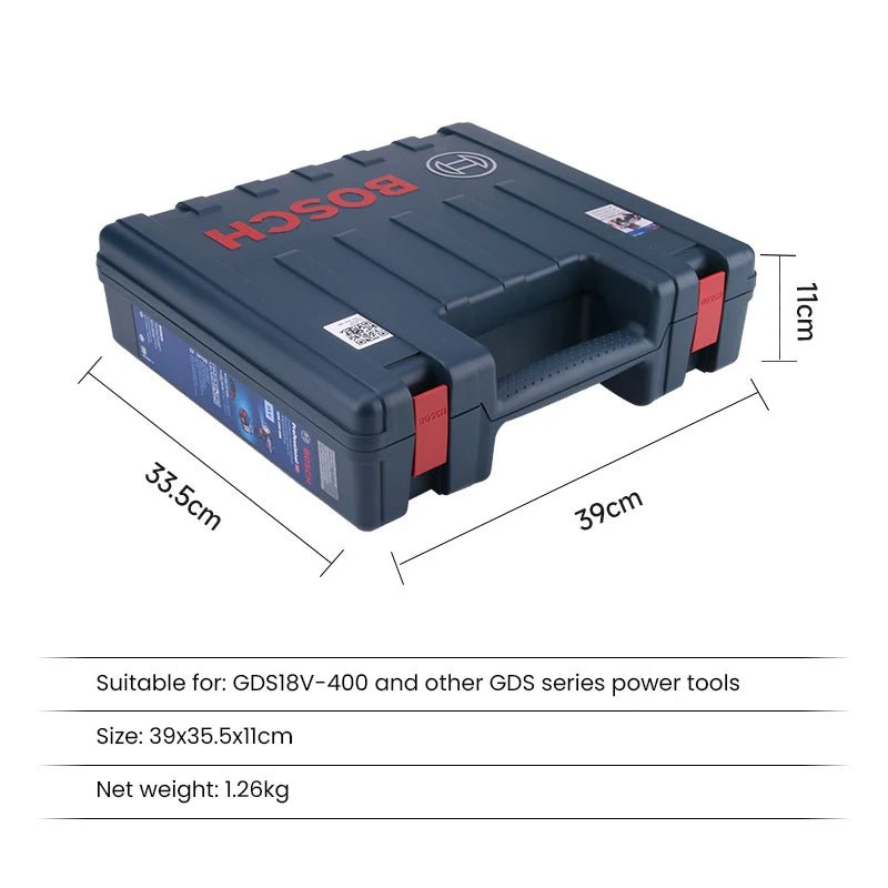 Bosch draagbare gereedschapskoffer - Handige opbergbox voor onderhoud en elektrische gereedschappen - Bivakshop