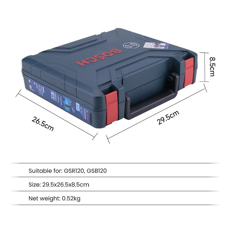 Bosch draagbare gereedschapskoffer - Handige opbergbox voor onderhoud en elektrische gereedschappen - Bivakshop