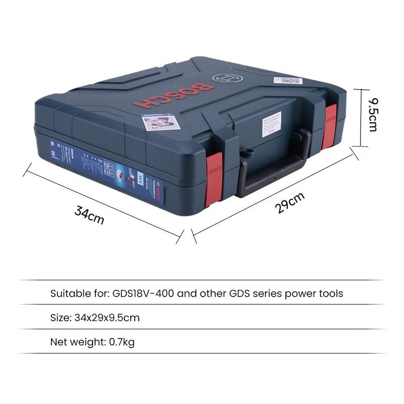 Bosch draagbare gereedschapskoffer - Handige opbergbox voor onderhoud en elektrische gereedschappen - Bivakshop