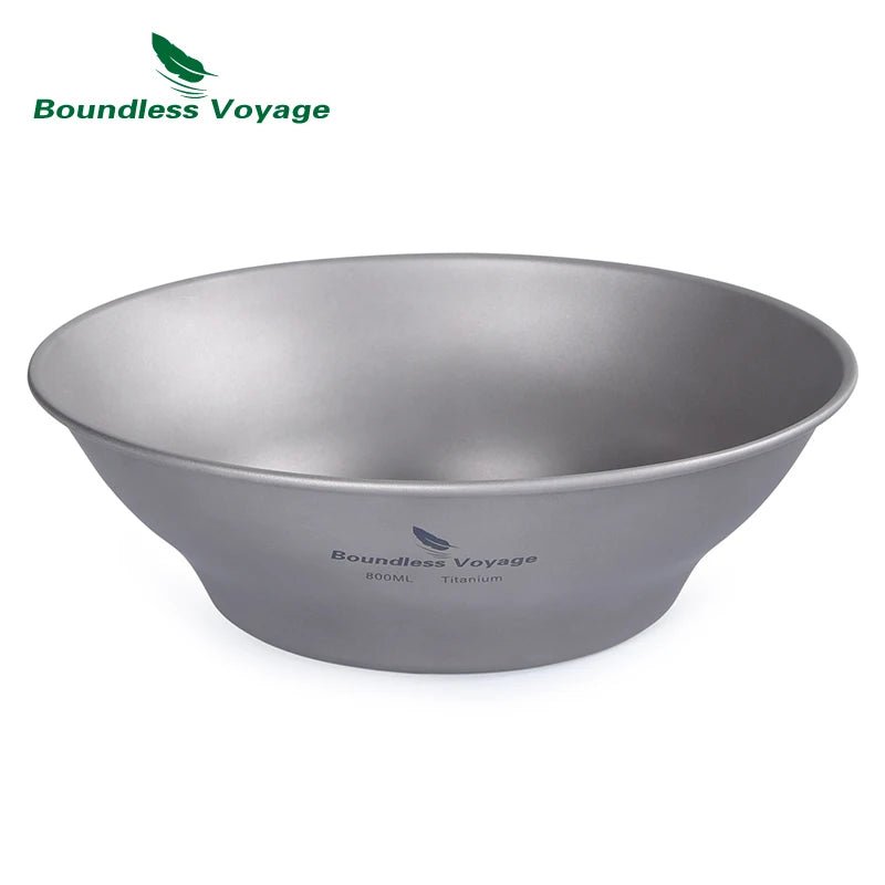 Boundless voyage - Titanium schaal en serviesset - Enkelwandig kamperen - Bivakshop