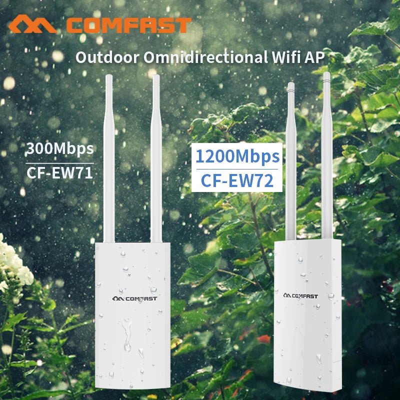 Comfast draadloze wifi - versterker - Waterdichte outdoor wifi - extender - 2.4 & 5.8Ghz - Langeafstandsantenne - Bivakshop