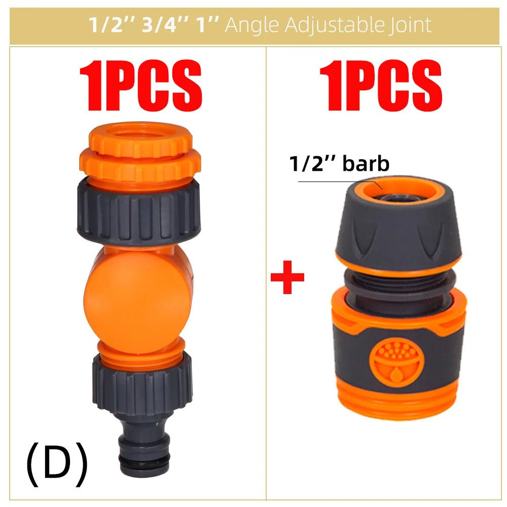 Draaibare kraanadapter voor tuin, boerderij & autowassen - 1/2", 3/4" & 1" draadmaat - Bivakshop