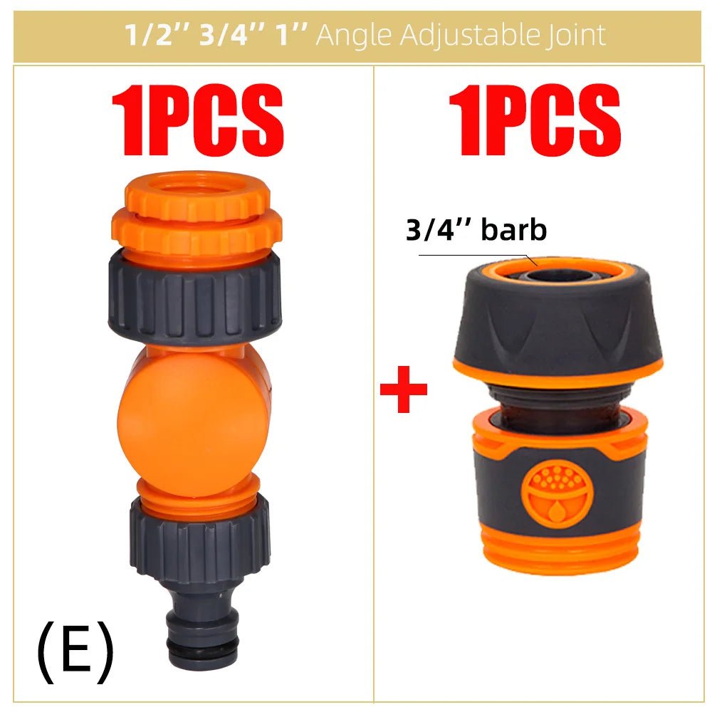 Draaibare kraanadapter voor tuin, boerderij & autowassen - 1/2", 3/4" & 1" draadmaat - Bivakshop