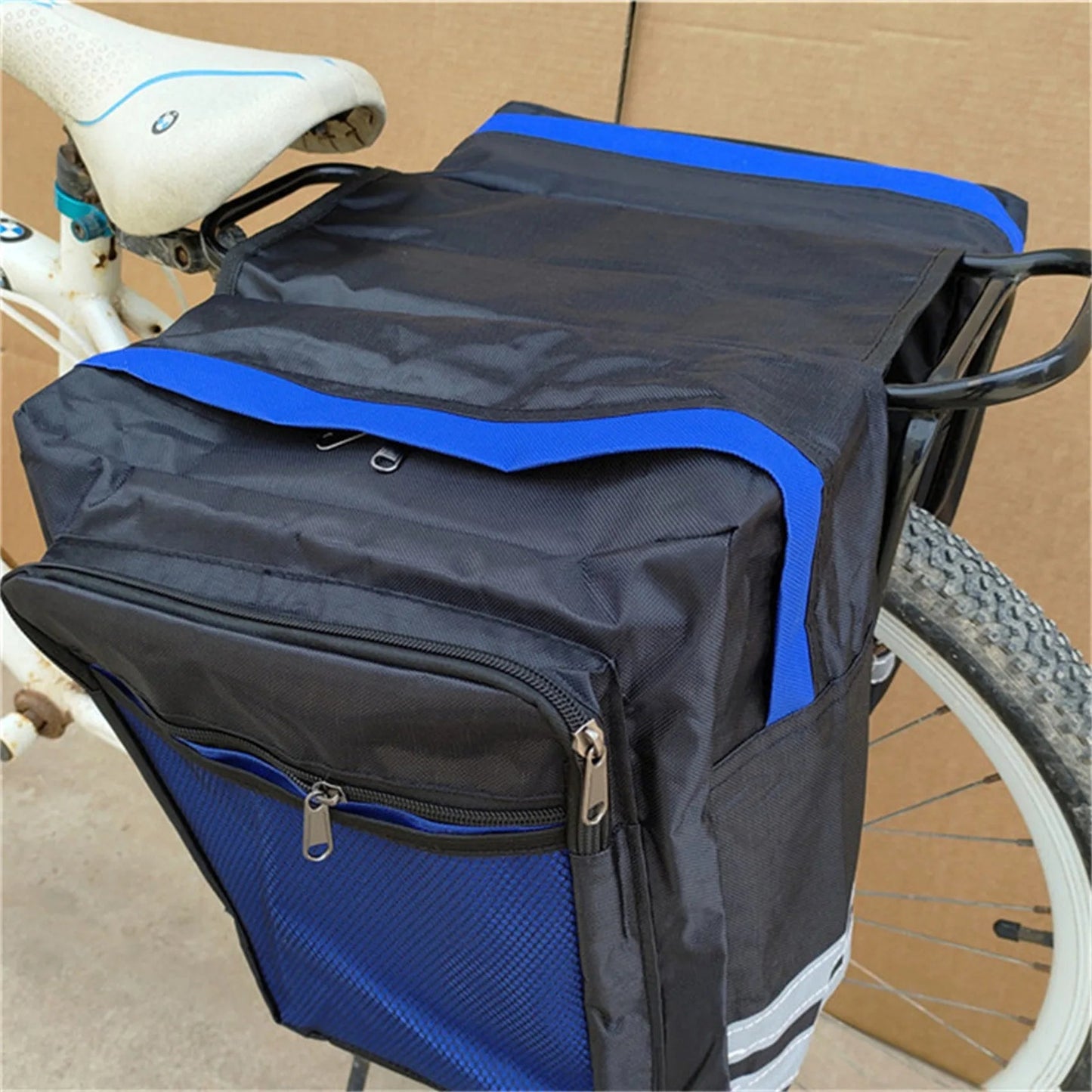 Fiets tas - 2 in 1 achterrek bagage tas - Regenbestendigheid voor mountainbike roadbike - Bivakshop