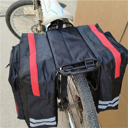 Fiets tas - 2 in 1 achterrek bagage tas - Regenbestendigheid voor mountainbike roadbike - Bivakshop