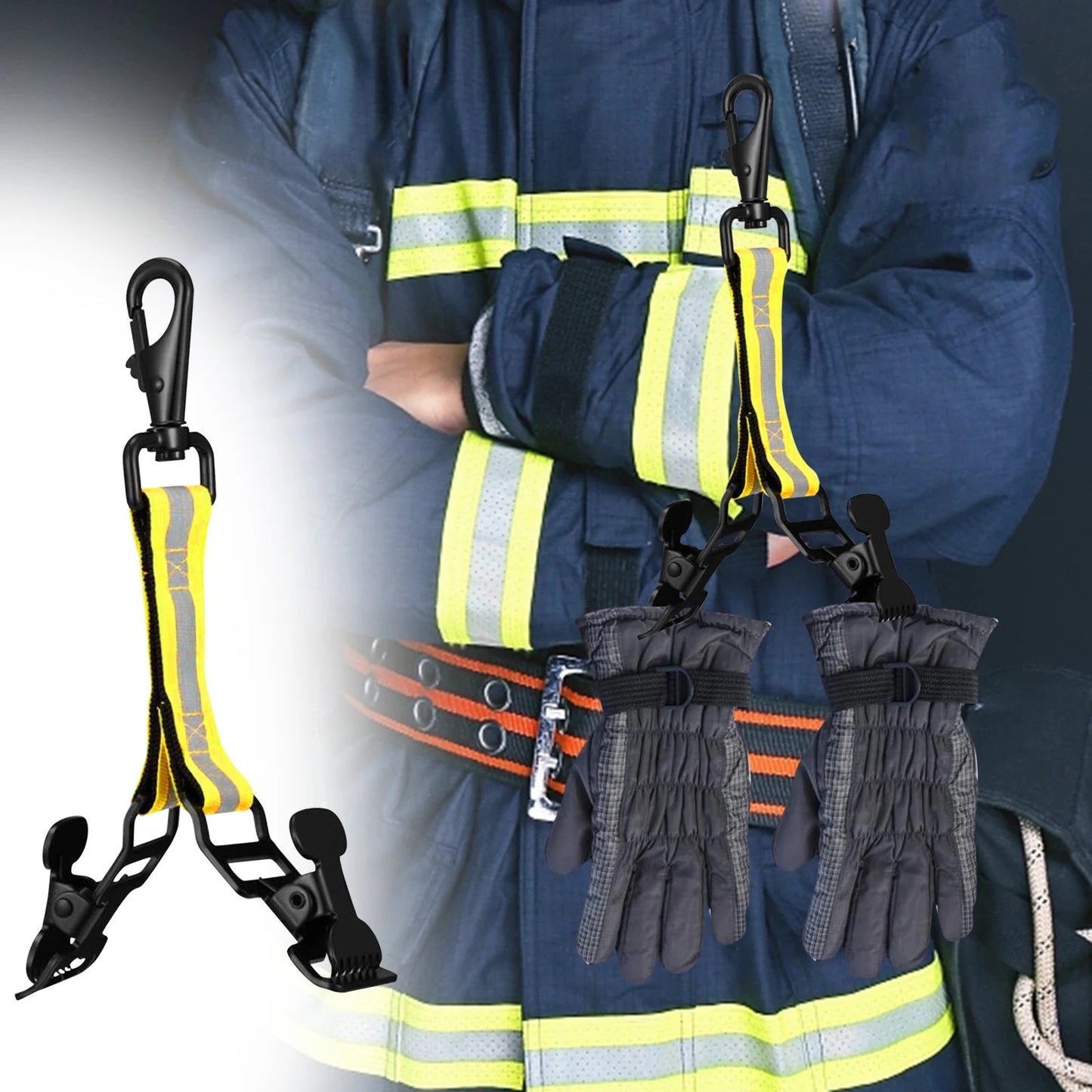 Firefighter handschoen band - Reflecterend nylon - Duurzaam en praktisch - Bivakshop