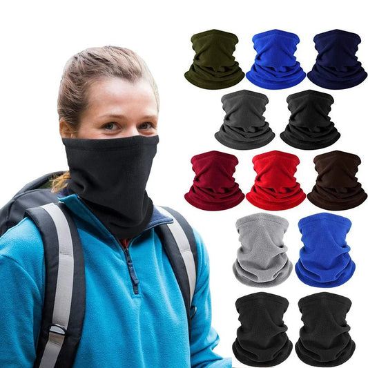 Fleece Warm Winter Windproof Neck Tube Scarf for Men Women Bandana Mask Half Face Cover Cycling Ski Sport Camping Hiking Scarf - Bivakshop