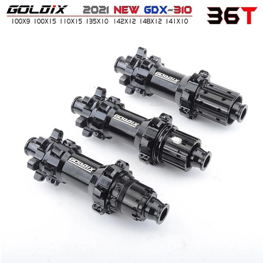 Goldix - Gd310 28h mountainbike hub - 36t ratchet systeem hg xd ms torenbasis - Bivakshop