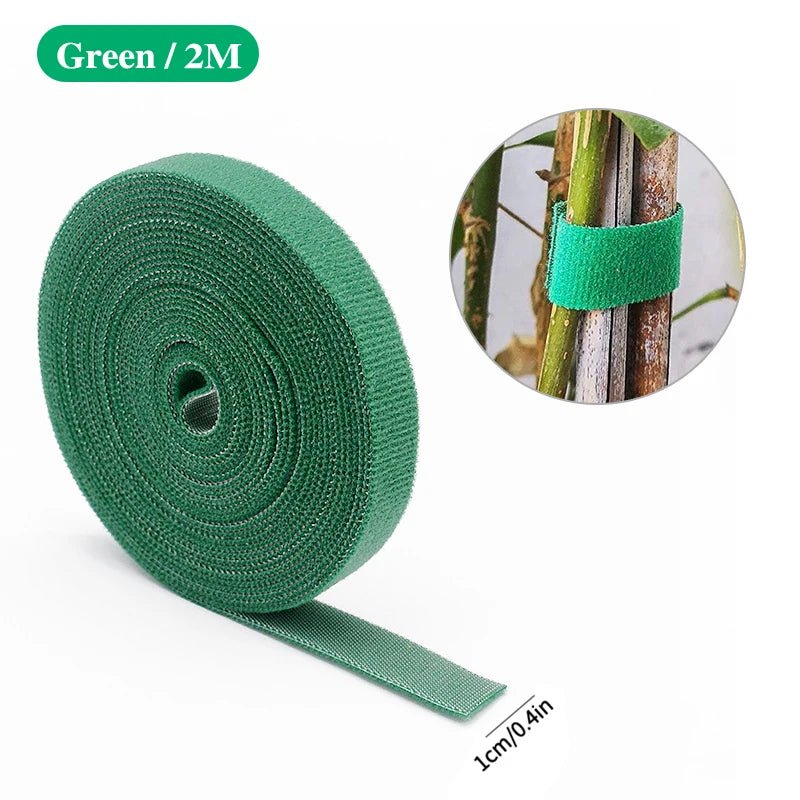 Groene tuinkoord plantenbinders - Nylon plantenverband- Tuinhaak - Bivakshop