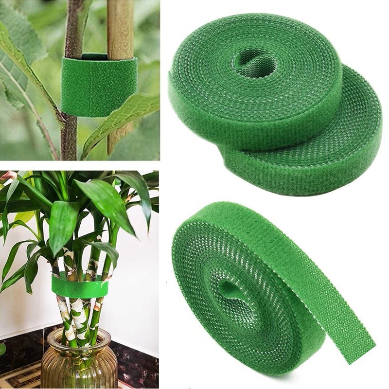 Groene tuinkoord plantenbinders - Nylon plantenverband- Tuinhaak - Bivakshop