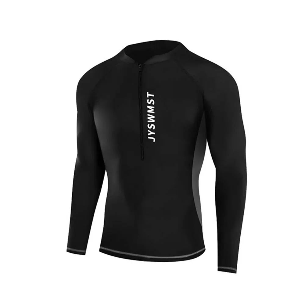 Heren quick dry lange mouwen - Zwemshirt snorkel surfpak - Watersport shirt surf top - Bivakshop