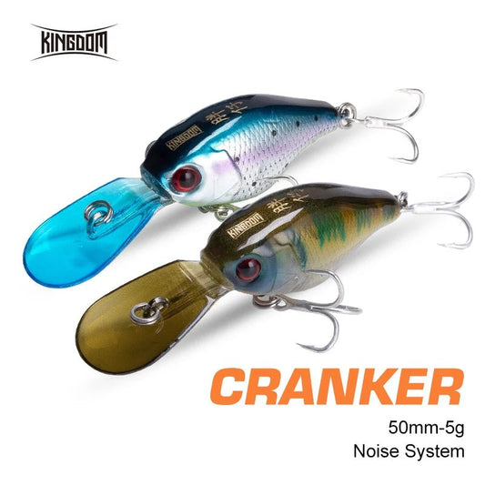 Kingdom crazy crankbaits - Mini minnow 50mm 5g - Langzaam zinkend - Bivakshop