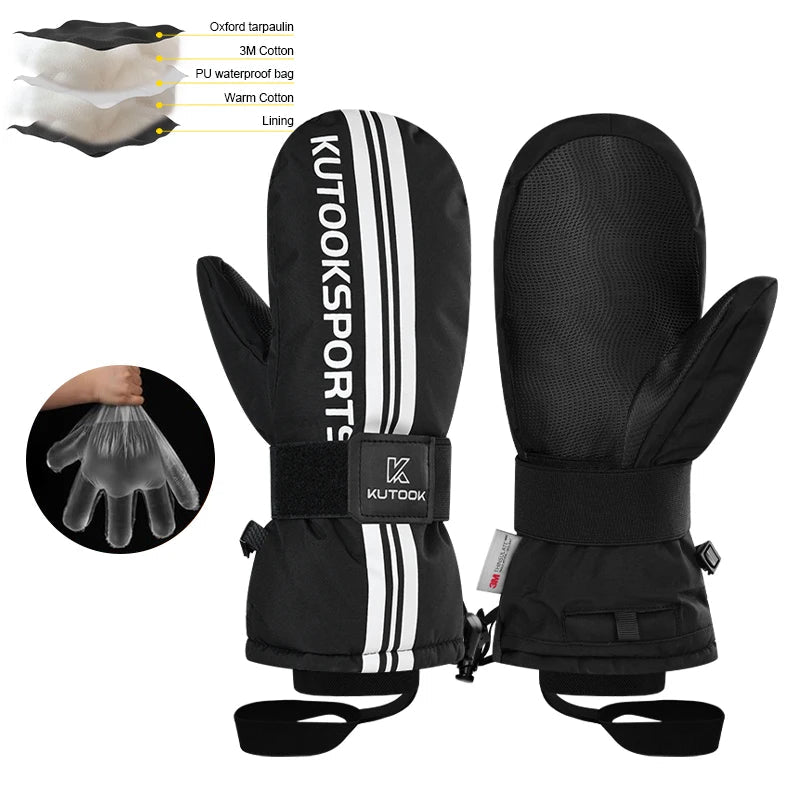 KUTOOK ski handschoenen - Waterdicht en warm - Winterhandschoenen unisex - Bivakshop