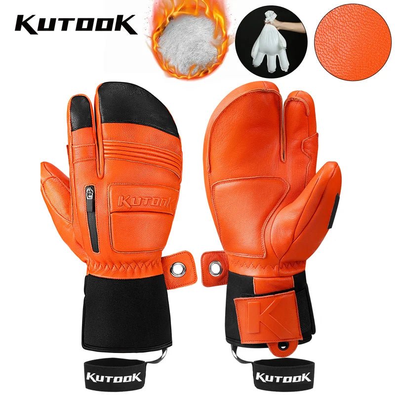 KUTOOK ski handschoenen - Waterdicht en warm - Winterhandschoenen unisex - Bivakshop