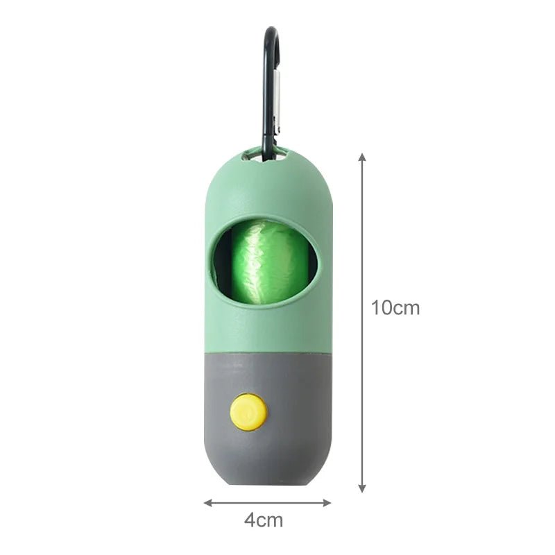 LED licht huisdier afvalzak dispenser - Praktische poepzakjeshouder voor honden en katten - Bivakshop