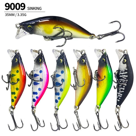 Mini sinking minnow - Kunstaas crankbait - Voor Zoetwaterbass - Bivakshop