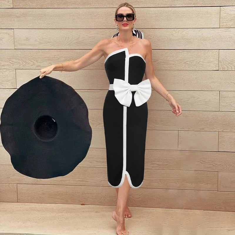 Off shoulder - Bikini set - 2024 met strik elegant voor vrouwen - Bivakshop