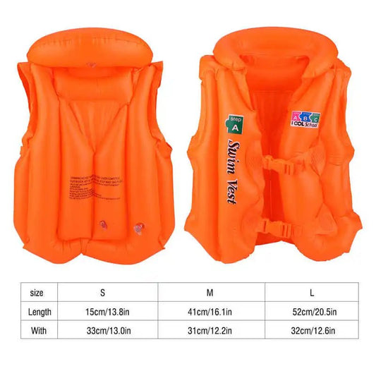 Opblaasbaar zwemvest - Kinderen buoyancy - Safety jacket voor boottochten en drijven - Bivakshop