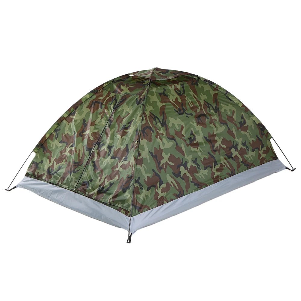 Portabele camouflage camping tent - Voor 2 personen - Met duurzaam 600d oxford - Bivakshop