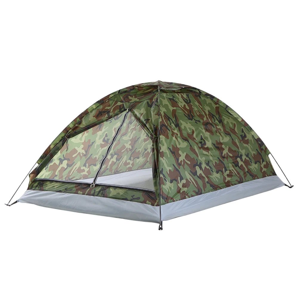 Portabele camouflage camping tent - Voor 2 personen - Met duurzaam 600d oxford - Bivakshop