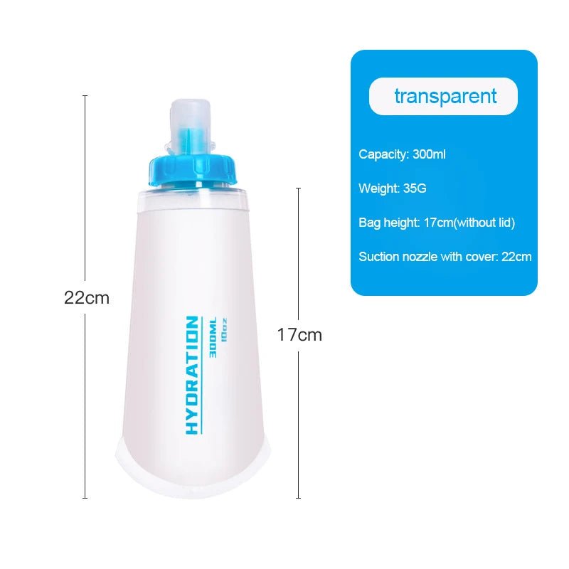 Soft flask tpu opvouwbare waterfles - Outdoor - Sport - Reizen - Hardlopen - Bivakshop