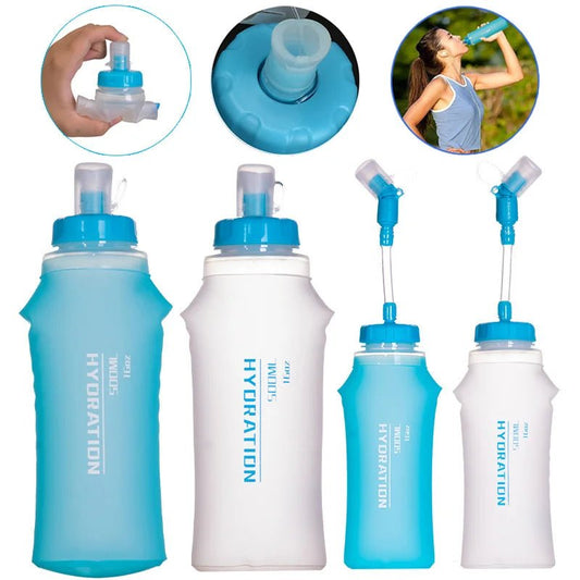 Soft flask tpu opvouwbare waterfles - Outdoor - Sport - Reizen - Hardlopen - Bivakshop