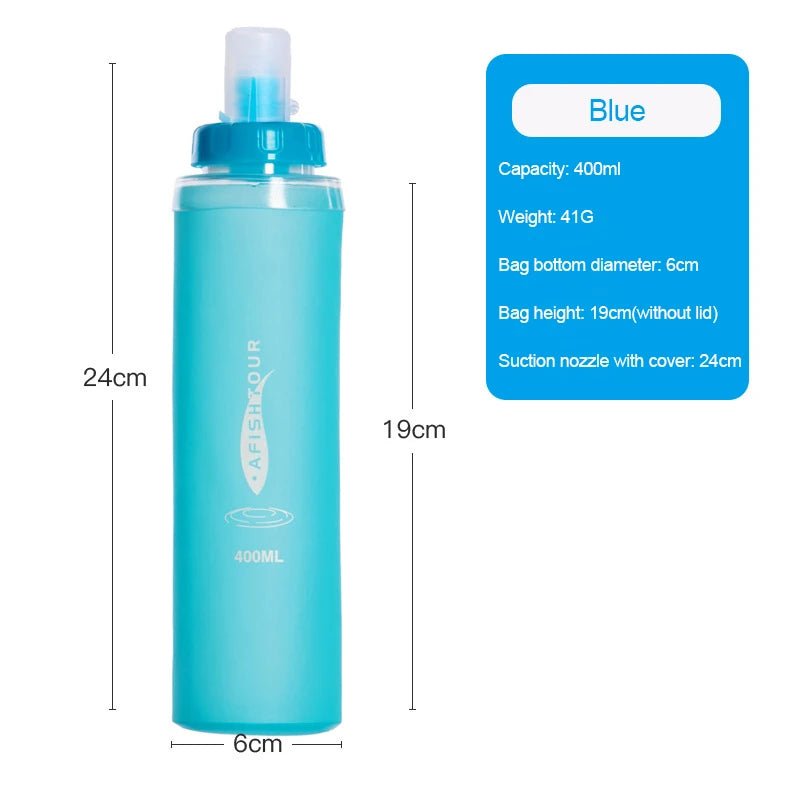 Soft flask tpu opvouwbare waterfles - Outdoor - Sport - Reizen - Hardlopen - Bivakshop