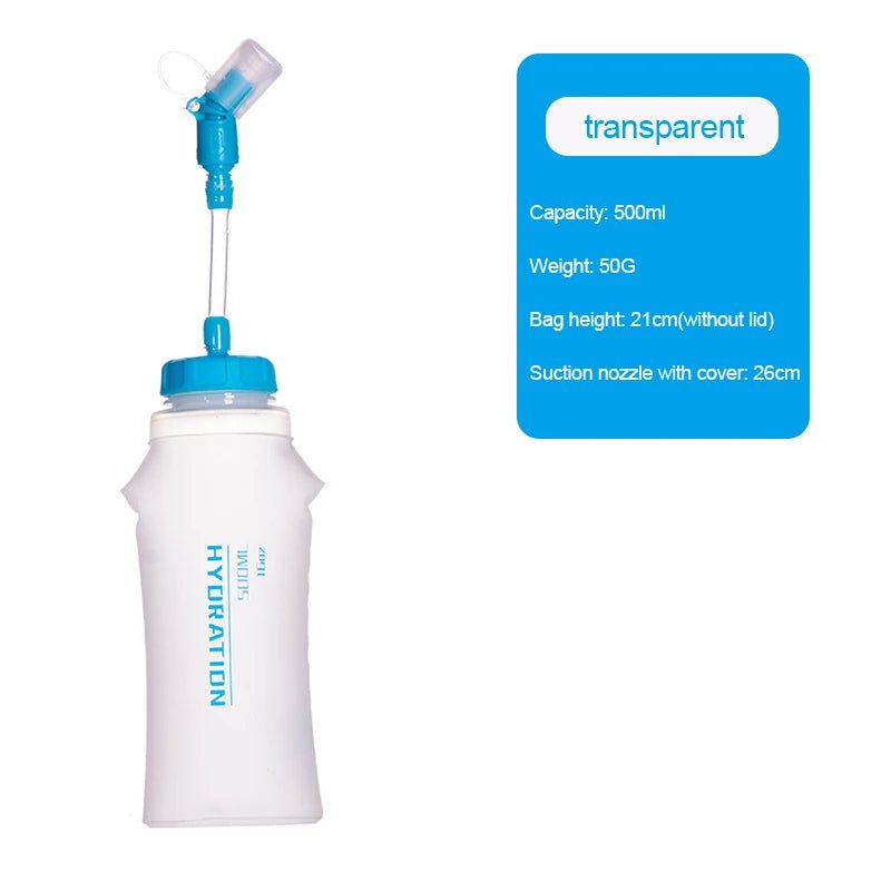 Soft flask tpu opvouwbare waterfles - Outdoor - Sport - Reizen - Hardlopen - Bivakshop