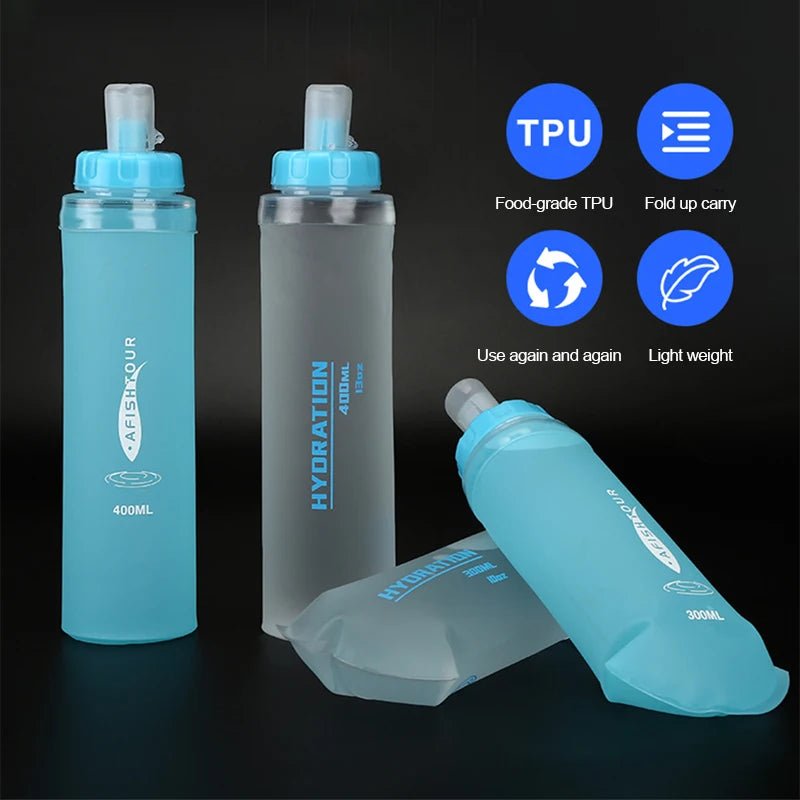 Soft flask tpu opvouwbare waterfles - Outdoor - Sport - Reizen - Hardlopen - Bivakshop