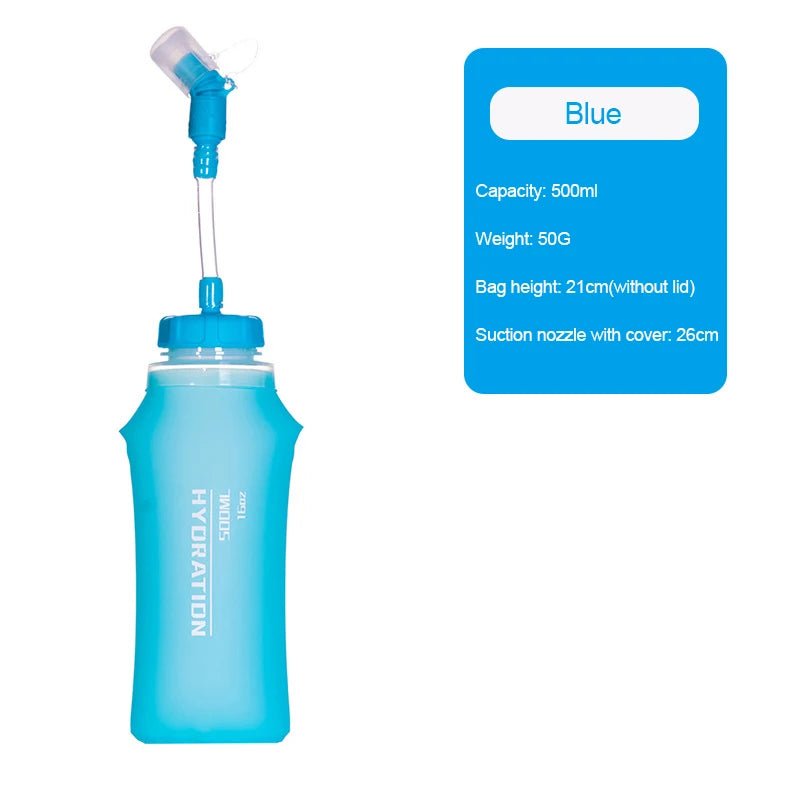 Soft flask tpu opvouwbare waterfles - Outdoor - Sport - Reizen - Hardlopen - Bivakshop