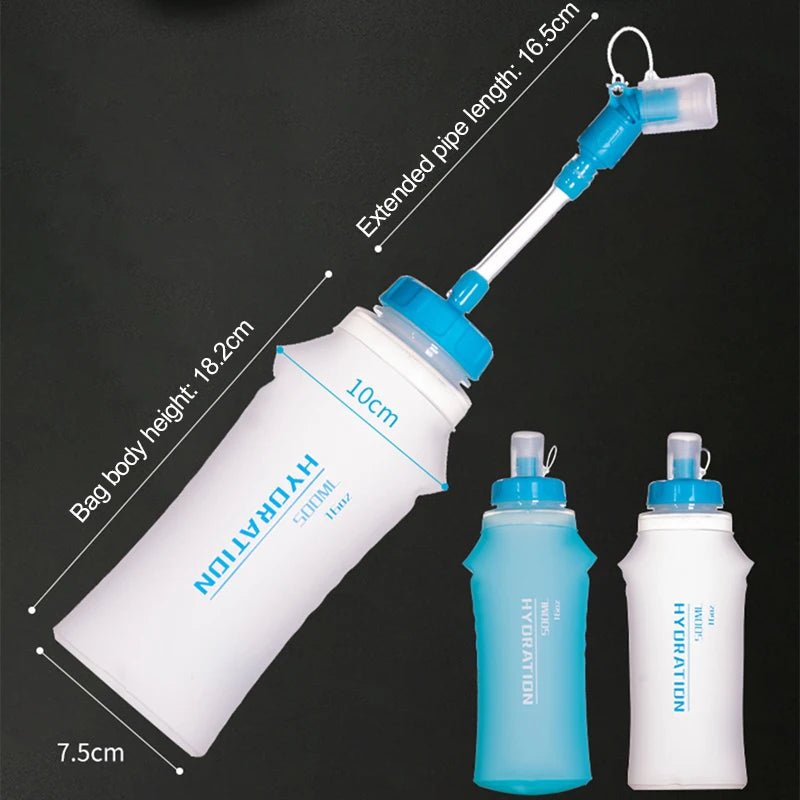 Soft flask tpu opvouwbare waterfles - Outdoor - Sport - Reizen - Hardlopen - Bivakshop