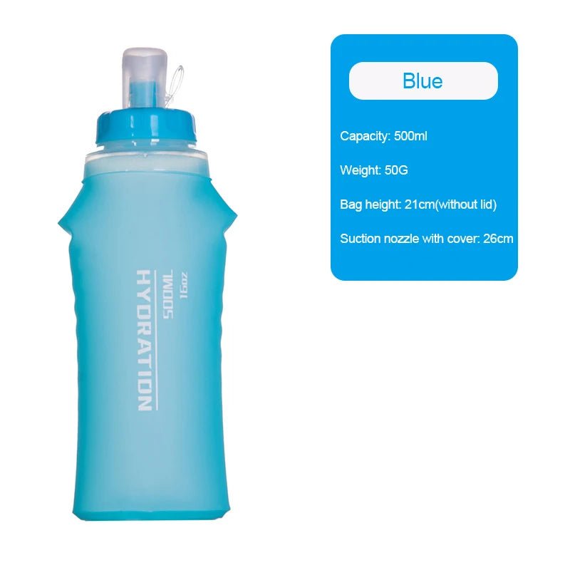 Soft flask tpu opvouwbare waterfles - Outdoor - Sport - Reizen - Hardlopen - Bivakshop