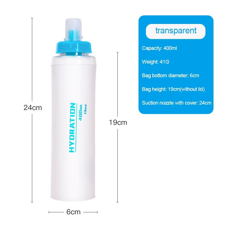 Soft flask tpu opvouwbare waterfles - Outdoor - Sport - Reizen - Hardlopen - Bivakshop