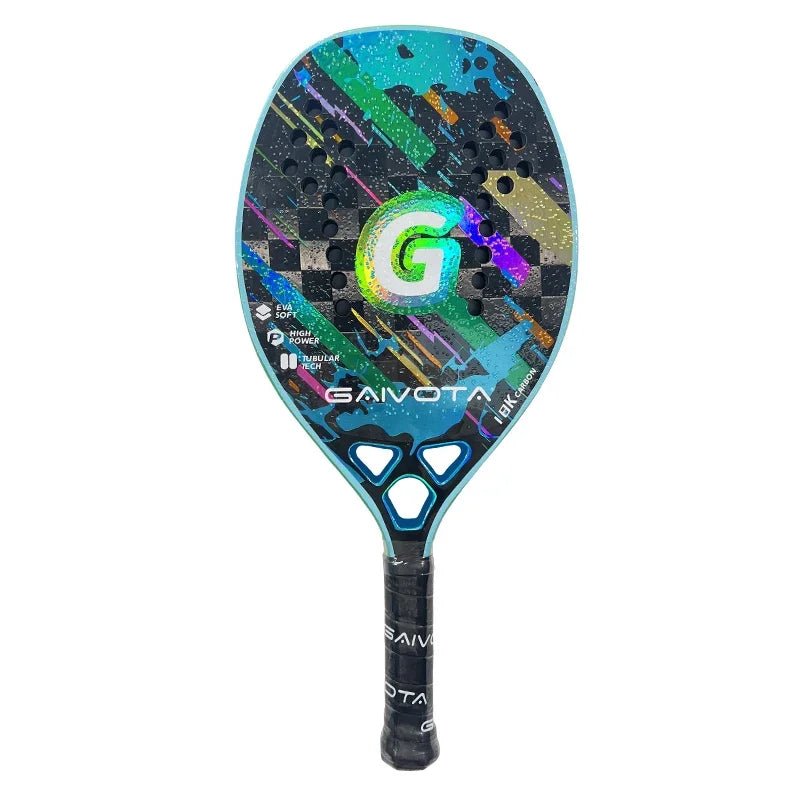 Strand tennisracket - Gaivota 2024 18k - Carbon oval centrum zoetpunt - Bivakshop