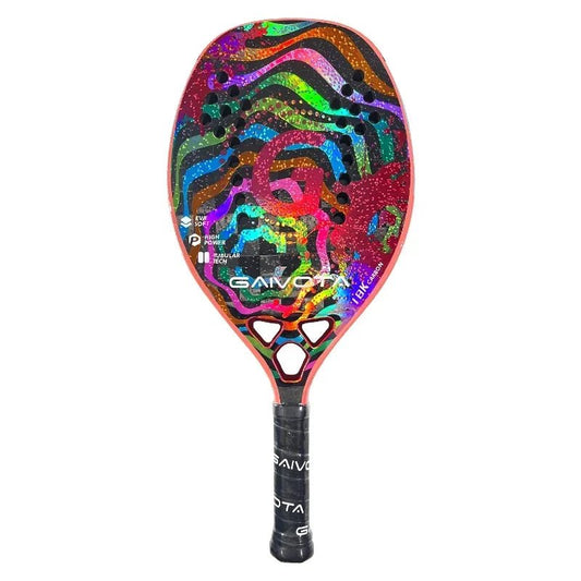 Strand tennisracket - Gaivota 2024 18k - Carbon oval centrum zoetpunt - Bivakshop