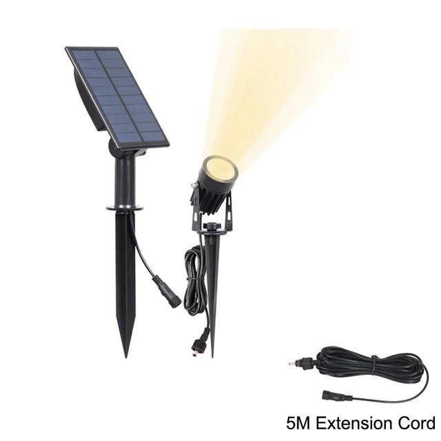 T - SUN LED landschapsverlichting - Solar spotlampen - Waterdicht - Auto aan/uit - Voor tuin, oprit en paden - Bivakshop