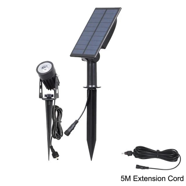 T - SUN LED landschapsverlichting - Solar spotlampen - Waterdicht - Auto aan/uit - Voor tuin, oprit en paden - Bivakshop