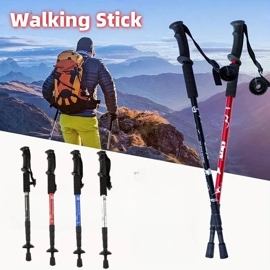 Trekking stokken - Schokabsorptie en opvouwbaar - Bivakshop