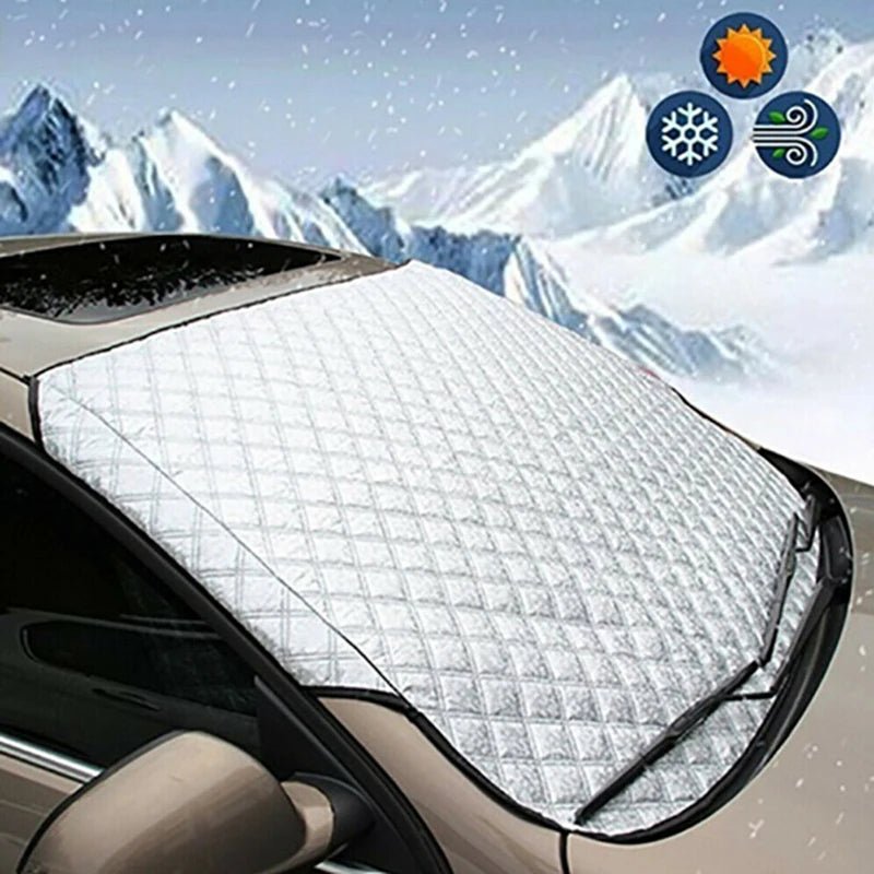 Universele auto voorruit beschermhoes - 150x70cm - Tegen zon sneeuw en ijs - Bivakshop